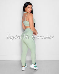 TWO PIECE FORM FITTING ACTIVEWEAR SET